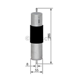 BOSCH Filtro carburante F 026 402 095