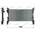 RADIATORE ACQUA COMPATIBILE CON FIAT QUBO 1.3MTJ CITROEN NEMO/PEUGEOT BIPPER 1.4HDI 0104.3160
