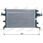 RADIATORE RAFFREDDAMENTO COMPATIBILE CON OPEL CORSA C 1.0 I 12V A/C OPEL TIGRA TWINTOP