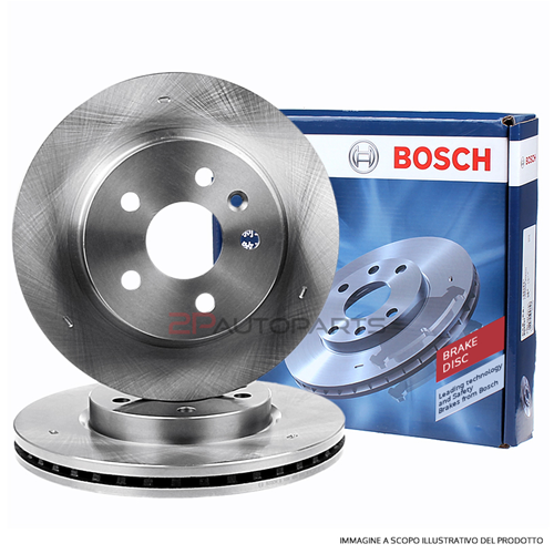 Coppia dischi freno Bosch Anteriore per MERCEDES CLASSE B 200 180 17