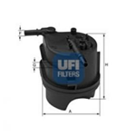 UFI Filtro carburante 24.343.00