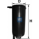 UFI Filtro carburante 31.071.00