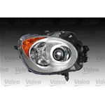 43792 VALEO Faro principale Sx, H7, P21W, W5W, Colore Lampeggiatore: arancione