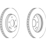 FERODO Disco freno PREMIER Assale anteriore, Ø: 288mm, ventilato DDF1135