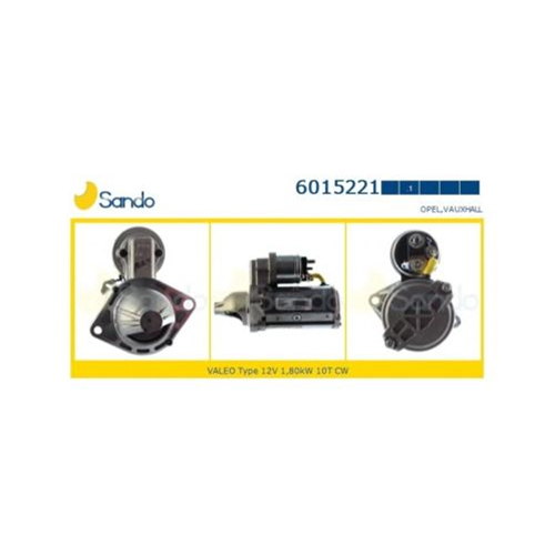 6015221.1 SANDO Motorino di avviamento OPEL ASTRA H/CORSA 1.3 CDTI (rinforzato)