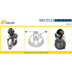 6015112.0 SANDO Motorino di avviamento RENAULT CLIO I/II TWINGO/MODUS