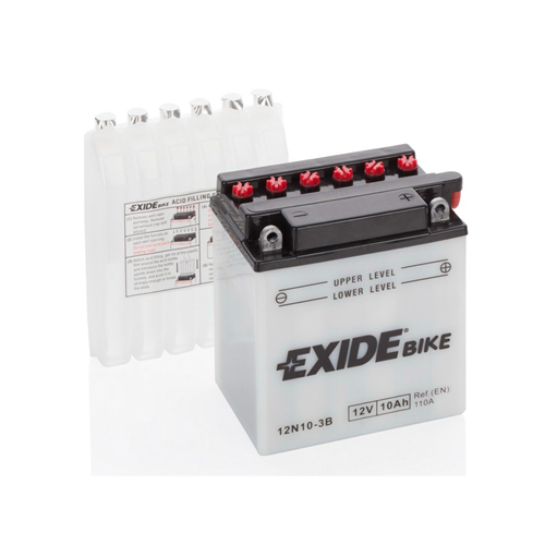 Batteria moto EXIDE 10AH 110N dimensioni 135X90X145