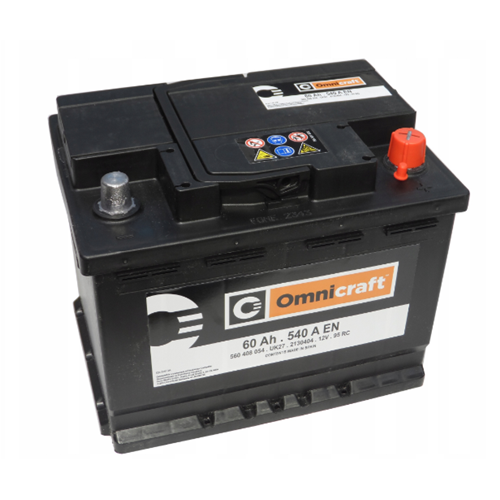 BATTERIA AGM OMNICRAFT BY FORD TECNOLOGIA START&STOP 12V 60Ah 560A (2402385)
