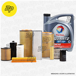 KIT TAGLIANDO PEUGEOT 208 1.4 HDI 68CV 50KW DAL 03/2012 + OLIO TOTAL INEO 5W30