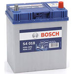 BATTERIA PER AUTO BOSCH S4 40 AH AMPERE 330 EN 12 VOLT SILVER S4 018 0092S40180