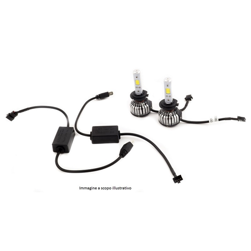 Eccellente Illuminazione Lampadine LED H4 Kit Conversione 6000K Bianco