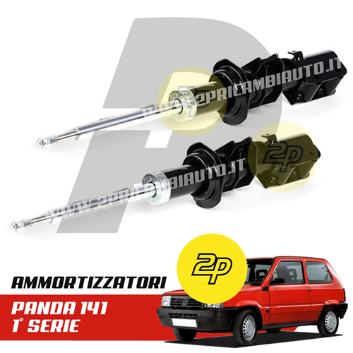 2PKAA001 - KIT 2 AMMORTIZZATORI ANTERIORI 2PARTS FIAT PANDA 141 I SERIE  900, 1.0, 1.1 - Ashika (Sospensioni e sterzo - Ammortizzatori); 2PKAA001