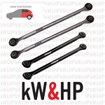 KIT 4 BRACCI BARRE SOSPENSIONE POSTERIORE kW&HP ALFA ROMEO 147 156 GT