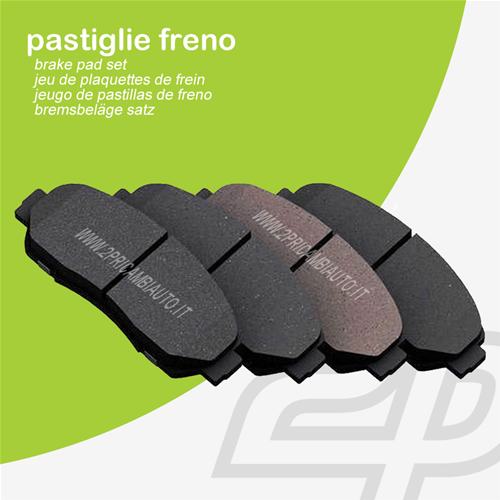 P-FRES078 - Pastiglie freno pasticche freni Anteriori FORD Fiesta III -  2PARTS (Impianto frenante - Pastiglie freno); P-FRES078