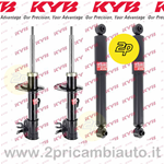 KIT 4 AMMORTIZZATORI ANTERIORI E POSTERIORI KYB Fiat PANDA II 169 NATURAL POWER