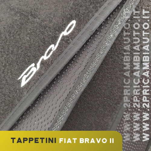 TAPPETINI tappeti FIAT PANDA 3°serie su misura con 4 loghi e