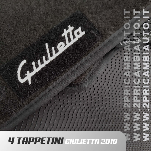 Tappetini in moquette per Alfa Romeo Giulietta