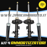 KIT 4 AMMORTIZZATORI ANTERIORI + POSTERIORI FIAT PUNTO 188 1.2 1.4 BZ 1.3 JTD 