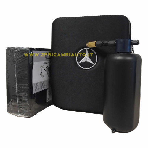 KITG-MER1 - KIT COMPRESSORE GONFIAGGIO RIPARA PNEUMATICI ORIGINALE MERCEDES  CON CUSTODIA E GUANTI - (Accessori e Manutenzione - Accessori auto);  KITG-MER1