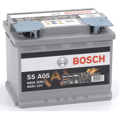 Batteria Auto Bosch S5A05 Start&Stop AGM 0092S5A050 12v 60Ah 680A VW Audi Varta