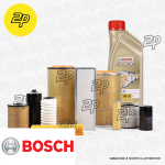 KIT TAGLIANDO OLIO CASTROL EDGE 5W30 5LT + 4 FILTRI AUDI A4 2.0 TDI 