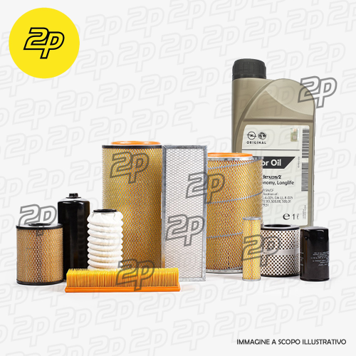 Kit Tagliando Per Opel Astra J 1.7 CDTI | 4 Filtri + 5L Olio 5W30 LL3 | Motori A17DTL A17DTJ A17DTR