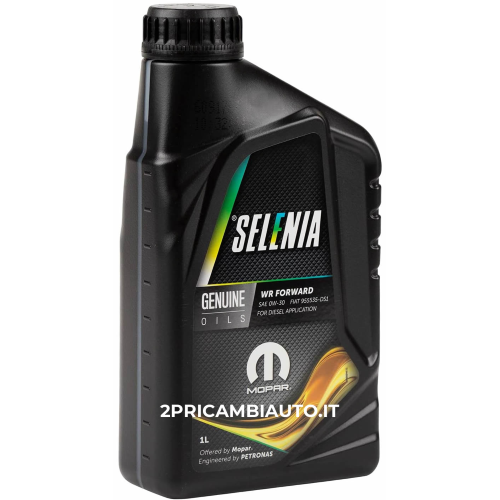 10721323 - OLIO MOTORE SELENIA WR FORWARD SAE 0W-30 ACEA C2 LT.1 - motori  diesel euro 6 - Selenia (Lubrificanti per auto - Olio motore); 10721323