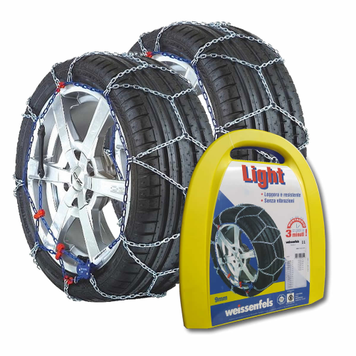 W11FA9MM - Weissenfels Catene da Neve per Auto OMOLOGATE e Certificate TÜV  - ÖNORM per Pneumatici Misura 215/55 R17 - Weissenfels (Accessori e  Manutenzione - Accessori auto); W11FA9MM