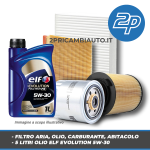 KIT TAGLIANDO 4 FILTRI + 5 LITRI ELF 5W30 PER RENAULT MEGANE II (KM0/1_) 1.5 dCi