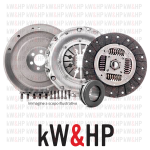 KIT FRIZIONE VOLANO E CUSCINETTO kW&HP COMPATIBILE CON PEUGEOT CITROEN 307/308 (3A/C) MOTORI 1.6 HDi