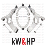 KIT BRACCETTI SOSPENSIONE ANTERIORE PER AUDI Q7 PORSCHE CAYENNE VW TOUAREG 6 pezzi