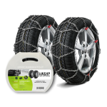 Catene da Neve per Auto OMOLOGATE E CERTIFICATE TÜV ÖNORM GR.100 per Pneumatici Misura 205/75 R14