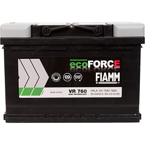 7903791 - FIAMM 7903791 VR760 ECOFORCE BATTERIA PER AUTO 70AH 760A