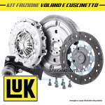 KIT FRIZIONE LUK 4PZ CON VOLANO BIMASSA PER OPEL ASTRA J SPORT TOURER 1.7 CDTI (P10)