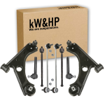 KIT 8PZ BRACCETTI BIELLETTE TIRANTI E TESTINE STERZO DX/SX PER FIAT GRANDE PUNTO, PUNTO EVO, LINEA, QUBO