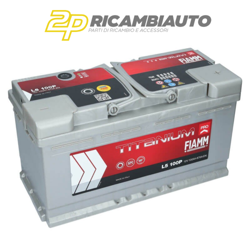 Batteria trattore fiamm l5 100+ - 100 ah 870a La casa della batteria  Trattori