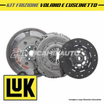 KIT 4 PEZZI FRIZIONE VOLANO BIMASSA E CUSCINETTO LUK PER VW GOLF 4 IV 1.9 TDI DIESEL