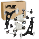 KIT BRACCI SOSPENSIONE ANTERIORI ALFA ROMEO 147, 156, GT, 8 PEZZI (BRA435KW)