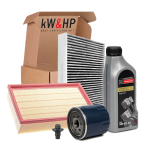 KIT TAGLIANDO 3 FILTRI + 4LT OLIO MOTORCRAFT 5W30 E TAPPO COPPA OLIO PER FIESTA V 1.25 75CV 55kW