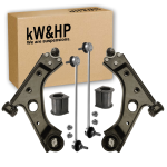 KIT 6PZ BRACCETTI, BIELLETTE E GOMMINI BARRA ANTERIORE PER GRANDE PUNTO EVO ABARTH QUBO