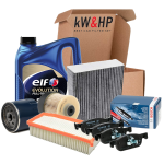 KIT TAGLIANDO 4 FILTRI + OLIO MOTORE ELF 5W30 E PASTIGLIE ANTERIORI PER RENAULT CAPTUR CLIO IV DACIA DUSTER SANDERO 1.5 DCI 
