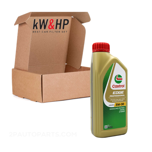 KIT TAGLIANDO 4 FILTRI E 6 LITRI DI OLIO MOTORE 5W30 COMPATIBILE CON BMW 320D E91 163CV