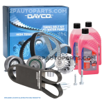 KIT DISTRIBUZIONE POMPA ACQUA E CINGHIA SERVIZI PER VW GOLF VII, SEAT LEON, SKODA OCTAVIA 1.6 2.0 TDI