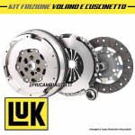 KIT FRIZIONE VOLANO BIMASSA E CUSCINETTO REGGISPINTA PER FIAT PANDA 500 NATURAL POWER 0.9