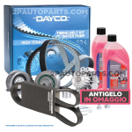 KIT DISTRIBUZIONE POMPA ACQUA E CINGHIA SERVIZI PER FIAT PANDA PANDA 169 1.1 40kW 54CV