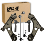 KIT 6PZ BRACCETTI, BIELLETTE E TESTINE STERZO ANTERIORI PER GRANDE PUNTO EVO ABARTH QUBO