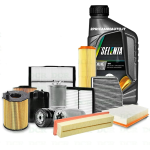 KIT FILTRI TAGLIANDO AUTO PER FIAT PANDA 500, QUBO, PANDA 169 MOTORI 1.3 MULTIJET