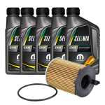 KIT FILTRO OLIO PER ALFA GIULIETTA 1.6 JTDM 16V 105CV 77KW DAL 2010> + OLIO MOTORE SELENIA WR 5W30