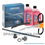 KIT CATENA DISTRIBUZIONE E CINGHIA SERVIZI + ANTIGELO PER ALFA MITO PANDA 500 500C YPSILON 0.9