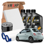 KIT TAGLIANDO 3 FILTRI + 3LT SELENIA ECO2 0W20 PER FIAT 500 1.0 MILD HYBRID IBRIDA